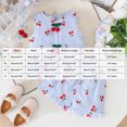 thumbnail image 3 of KPOPLK 4T 5T 6 T 7T Kid Girl Clothes Shorts Set 2 Piece Outfits Summer Casual Short Sleeve Top and Shorts Set(4-5 Years,Light Blue), 3 of 6
