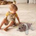 thumbnail image 2 of HCBY Bulldog Plush Toy, Realistic Stuffed Animal with 2 Color Options, Soft PP Cotton Filled, Washable Durable for Kids Companion and Home Decor, 2 of 6