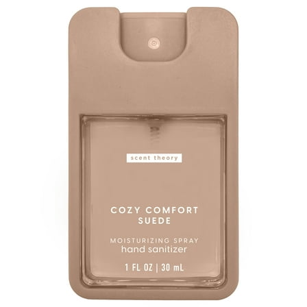 Scent Theory Hand Sanitizer Spray, Cozy Comfort Suede, 1 fl oz