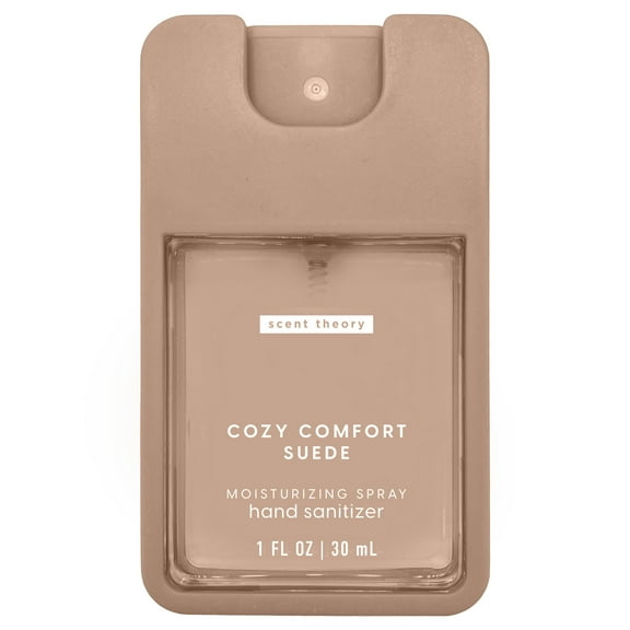 Scent Theory Hand Sanitizer Spray, Cozy Comfort Suede, 1 fl oz