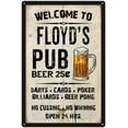 thumbnail image 1 of FLOYD'S Pub Sign Vintage Man Cave Bar Wall Decor Gift 8x12 Metal 208120028170, 1 of 1