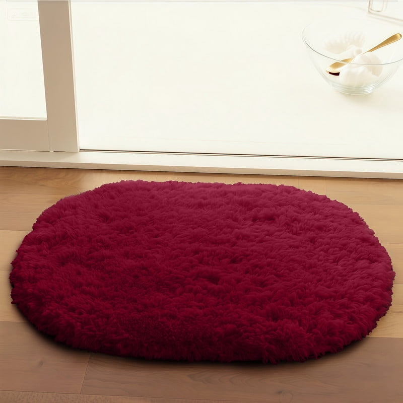 Muddy Cat Rug,Super Absorbent Doormat for Paws - Non Slip Arctic velvet Entryway Rug, Indoor Outdoor Machine Washable Pet Cleaner Mat, Quick Dry Microfiber Rug for Mucky Paws,Claret,24"X16".