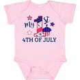 thumbnail image 3 of Inktastic My 1st 4th of July with Stars and Cupcake Boys or Girls Baby Bodysuit, 3 of 5