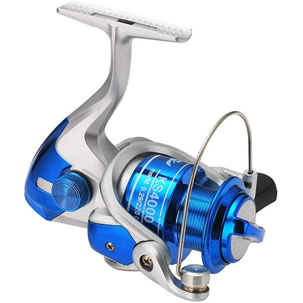 Spinning Fishing Wheel Fishing Coil Metal&Plastic Left/Right Hand Fishing  Reel, Ultra Smooth Powerful is Perfect for Ultralight/Ice Fishing. 