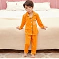 thumbnail image 1 of Conjunto de pijamas de franela cálida para niños, ropa de dormir de terciopelo dorado, Unisex, para la familia, Invierno, 1 of 4