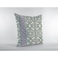 thumbnail image 3 of Bird Maze Suede Blown and Closed Pillow White, 3 of 4
