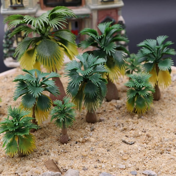 Raindrops 15 Pcs Tropical Palm Model Tree Models Outdoor Trees Home Decor