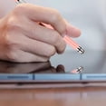 thumbnail image 1 of Dianli Autumn Clearance Conductive Cloth Suction Cup Pen Hand-painted Game Point Reader Stylus Transparent Metal-purpose Capacitive Pen Save 5% on household supplies, 1 of 5