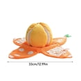 thumbnail image 3 of 1Pc 10In Interactive Pet Snuffle & Treat Dispensing Toy With Crinkle Paper, Durable Plush Fruit-Shaped Enrichment Toy For Hiding Snacks, Reducing Boredom And Encouraging Natural, 3 of 6