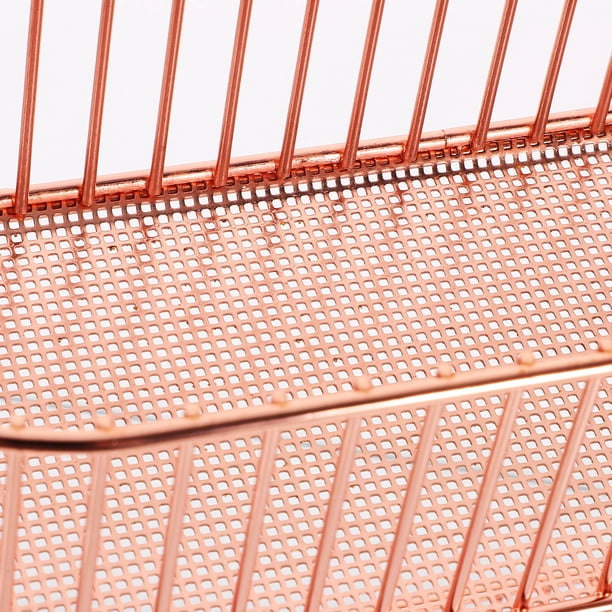 WRITWAA Rack Para Especias De Hierro Resistente Color Oro Rosa Con Fácil Instalación Para Cocina Y