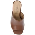 thumbnail image 4 of Journee Womens Ezzlynn Structured Heel Slip On Platform Dress Sandals, 4 of 9