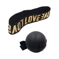 thumbnail image 2 of Pelota de reflejo de boxeo Colamx entrenador de boxeo con diadema bola negra, 2 of 8