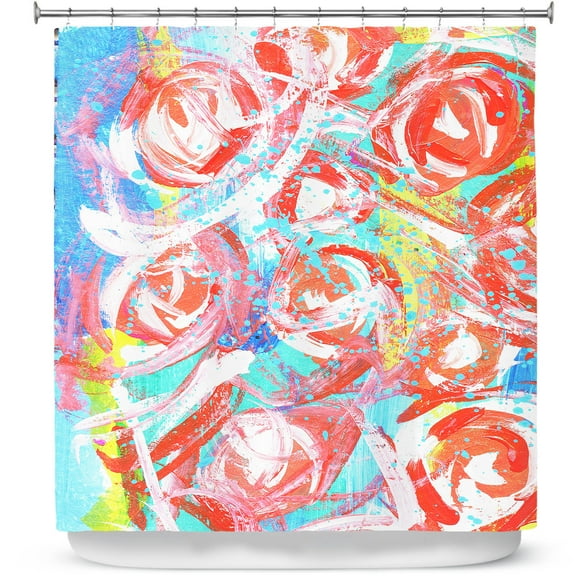 Shower Curtains 70" x 73" from DiaNoche Designs by Shay Livenspargar - Blossoms