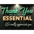 thumbnail image 4 of Gold Design Thank You Banner Black Gold Balloons Star Decorations Essential Part for Team Celebration Event Indoor Outdoor, 4 of 7