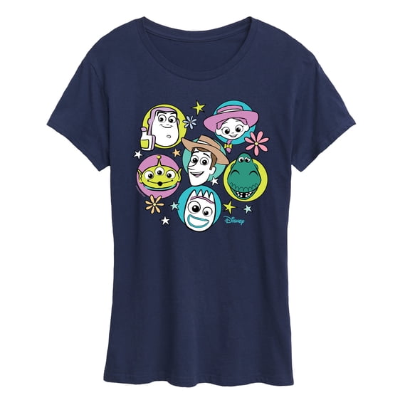 Toy Story 4 - Group Grid - Women's Short Sleeve Graphic T-Shirt