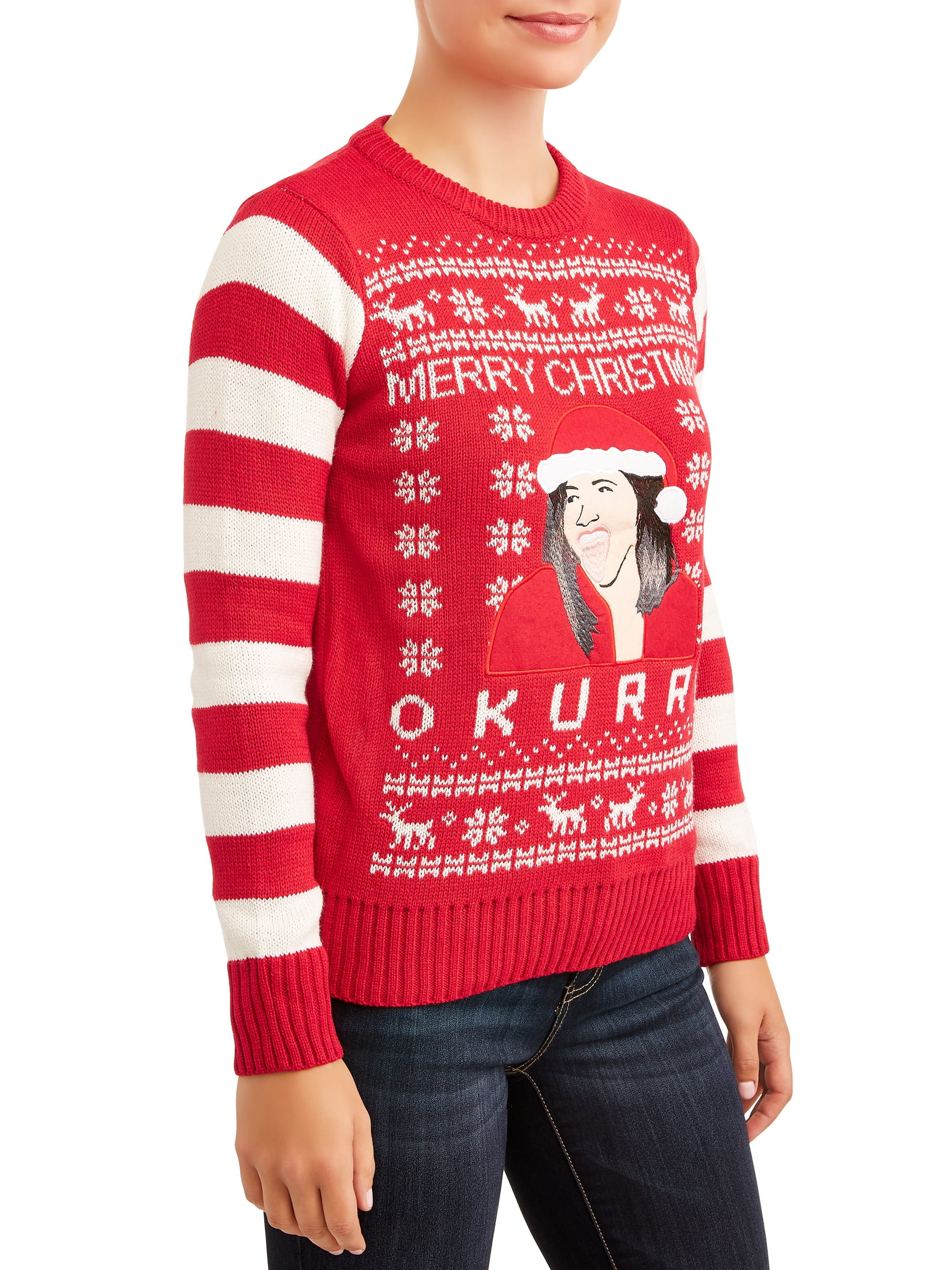 Okurrt Ugly Christmas Sweater - Walmart 