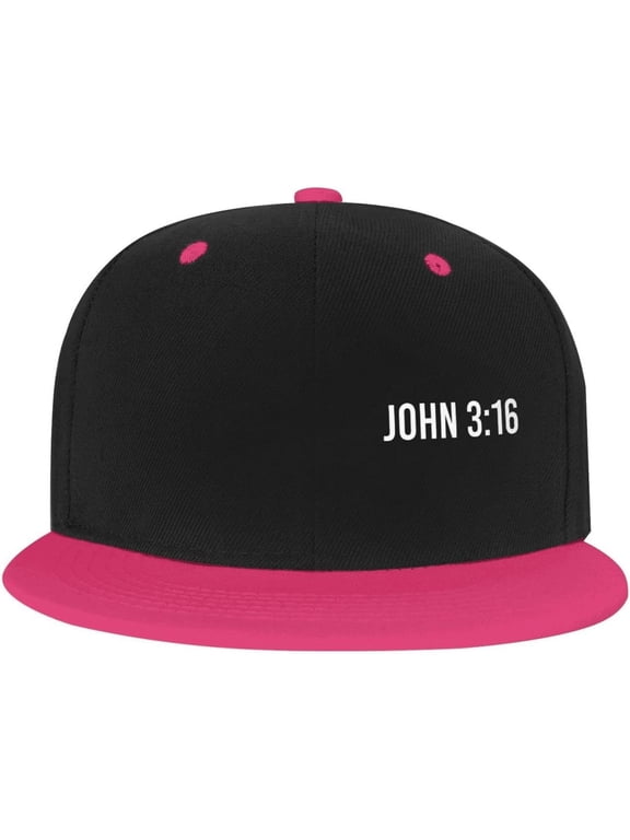 Hat John 3:16 Believer,Jesus Baseball Cap Men Cowboy hat Women Trucker Hat Sun Hat Dad Cap Fishing hat White