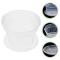 thumbnail image 3 of Pots de Pépinière en Plastique Transparent avec Trous de Drainage pour Rangement Adaptés pour Balcon Bureau, 3 of 8