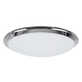 thumbnail image 1 of Aspen Creative Chromé 63003L-2 Grande Finition Encastrée LED avec Abat-Jour en Verre, 1 of 2