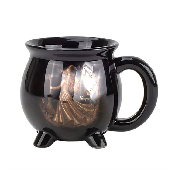 Witch-Themed Cauldron Resins Mug Drinkware For Halloween Parties, Coffee & Hot Chocolate
