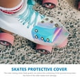 thumbnail image 4 of 1 Paire de Patins à Roulettes avec Embout Protecteur Patins Protecteurs en PVC, 4 of 9