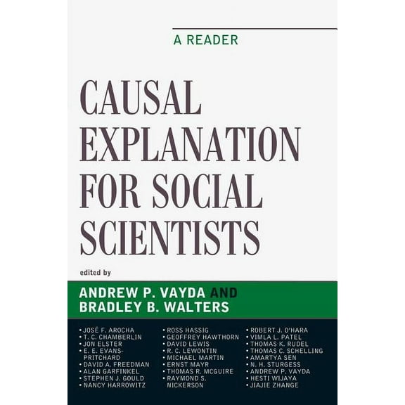 Causal Explanation for Social Scientists : A Reader (Hardcover)