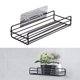 thumbnail image 4 of Injueey Estante de almacenamiento para ducha de baño, sin perforaciones, sin perforaciones, organizador de tarros de especias para cocina, estante de Almacenamiento y organización del hogar negro Injueey HA1396-02B, 4 of 6