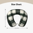thumbnail image 5 of Memory Foam Travel Neck Pillow For Airplane Car Home Portable Soft Plush Removable Washable Cover Neck Support Pillows Springgreen Buffalo Plaid Check Tartan Scotland_41650_2, 5 of 8