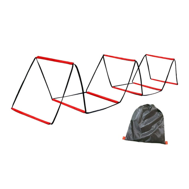 Lipstore Agility Ladder Balance Folded Easily Set up Grid Physical Training Equipment 8 Grids With Bag