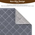 Cat Litter Mat Litter Box Mat,Litter Trapping Mat Durable PVC Pad, Easy ...