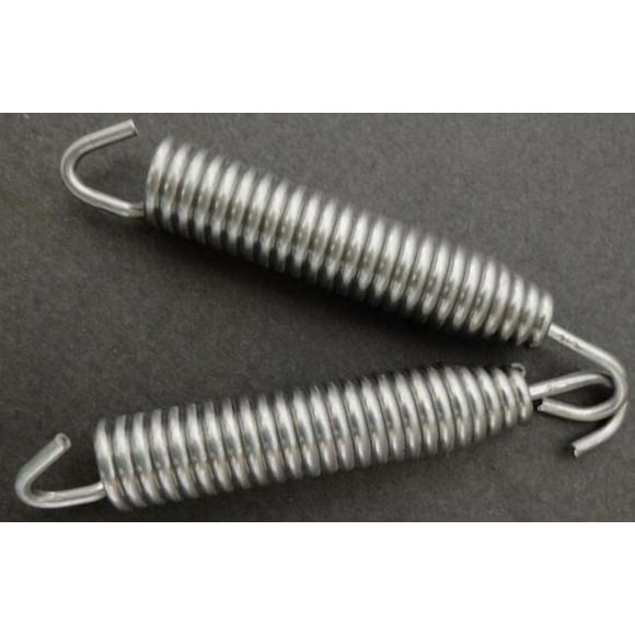 Helix Racing Ressort d'Échappement 495-9500 Longueur 95 Millimètres; Acier Inoxydable; avec Crochet Pivotant; Ensemble de 2