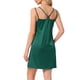 thumbnail image 3 of INSPIRAR CHIC Vestidos de Noche de Satén para Mujeres, Chemise, Vestido Deslizante, Vestido de Noche de Seda M Verde, 3 of 6