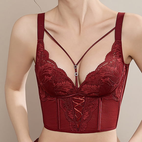 Lace Design Shapewear Bra for Everyday Comfort and Support with Wide Band and Side Support Without Sagging