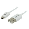 thumbnail image 7 of StarTech USBPAUB1MW 1m White Micro USB Cable - A to Micro B, 7 of 7