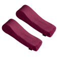 thumbnail image 4 of Almohadillas de espuma viscoelástica para reposabrazos de oficina, fundas para reposabrazos de juego para codos y antebrazos rojo, 4 of 9
