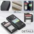 thumbnail image 4 of for Samsung Galaxy A14 4G 5G Case with Card Holder, Wallet Case for Women Men with RFID Blocking, Durable Leather Kickstand Magnetic Clasp Shockproof Phone Case for Samsung Galaxy A14 4G 5G, 4 of 11
