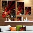 thumbnail image 4 of Design Art - Fleur Fractale Jaune et Rouge, 4 of 4