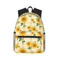 thumbnail image 1 of Fotbe Yellow White Plaid Sunflower Mochila Ligera Casual para Laptop para Hombres y Mujeres, Mochila Impermeable de Uso Diario, Mochila para Universidad, 1 of 6