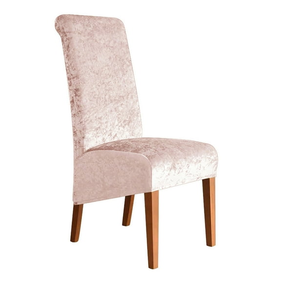 Chair Covers for Dining Room, Soft Velvets Stretch Chair Slipcover for Large Size Dining Chair, Washable Removable Chair