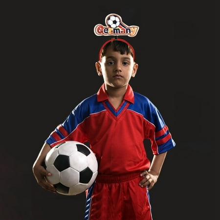 

European Cup Cheering Props Football Headbands Top 24 Fans Headwear Club Cheerleading Decorative Headbands Party Decorations for Adults Bundle Event Planner Organizer Book Event Dress for Women Long