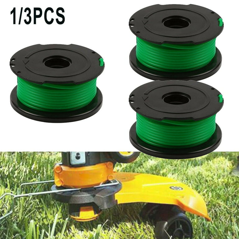 3pc SF-080 String Trimmer Spool Line Replacement For Black