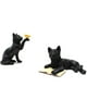 thumbnail image 5 of Enchufe De Tierra De Gato De Resina, 6 Uds., Microadornos, Paisaje De Jardín Luminoso, Simulación De Resina Animal Enchufable Diy Para Decoraciones De Césped Serendint HA036285-00, 5 of 6
