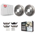 thumbnail image 1 of Transit Auto Rear Disc Brake Rotors and Ceramic Pads Kit for Car 2004 Ford F-150 with 5 Lug Wheels 11th Digit Of Vin Is C K8T-102527, 1 of 11
