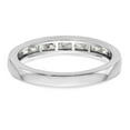 thumbnail image 5 of Solid 14K White Gold Diamond Wedding Band Ring Size 6 (.45 cttw.), 5 of 8