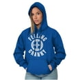 thumbnail image 4 of Feeling Cranky Bicycle Crank Cyclist Unisex Plus Fleece Graphic Hoodie Brisco Brands 4X, 4 of 5