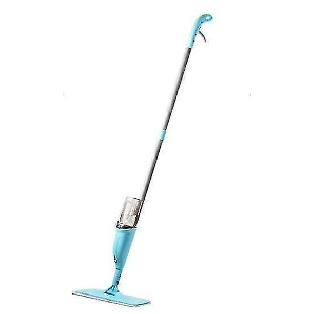 Mop for Floor Cleaning Wet Dry Mop - MEXERRIS 360 Degree Spin Microfiber Dust Mop Hardwood Floor Mop with 400ML Refillable Bottle Include
