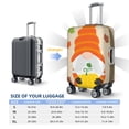 thumbnail image 6 of Daiia Hello Fall Gnomes 1 Luggage Cover, Thickened Washable Travel Luggage Covers, Elastic Unique Baggage Covers for 18-20 inch Luggage-X-Large, 6 of 9