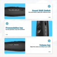 thumbnail image 3 of Silbatos Electrónicos Portátiles para Árbitros, Entrenadores, Profesores, Silbatos para Acampar y Hacer Senderismo con Cordón Negro y Rojo, 3 of 10
