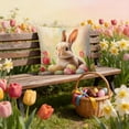thumbnail image 7 of Vggrvlo Easter Pillow Covers 18X18 Bunny Easter Couch Throw Pillow Covers Bunny Decorations Easter Decorations for Bedroom Holiday Festivals Home Decor, 7 of 7