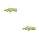 thumbnail image 3 of Advancent Soporte para de cocina baño pared colgante de tubo exprimidor de crema organizador estante dispensador de Verde 2piezas, 3 of 6
